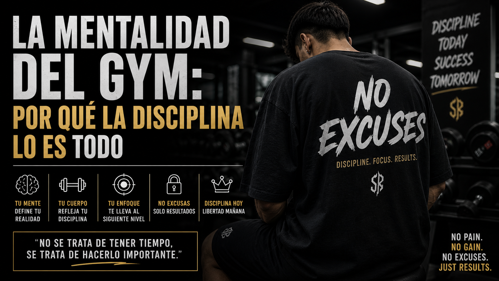 La mentalidad del gym: por qué la disciplina lo es todo (Guía 2026)