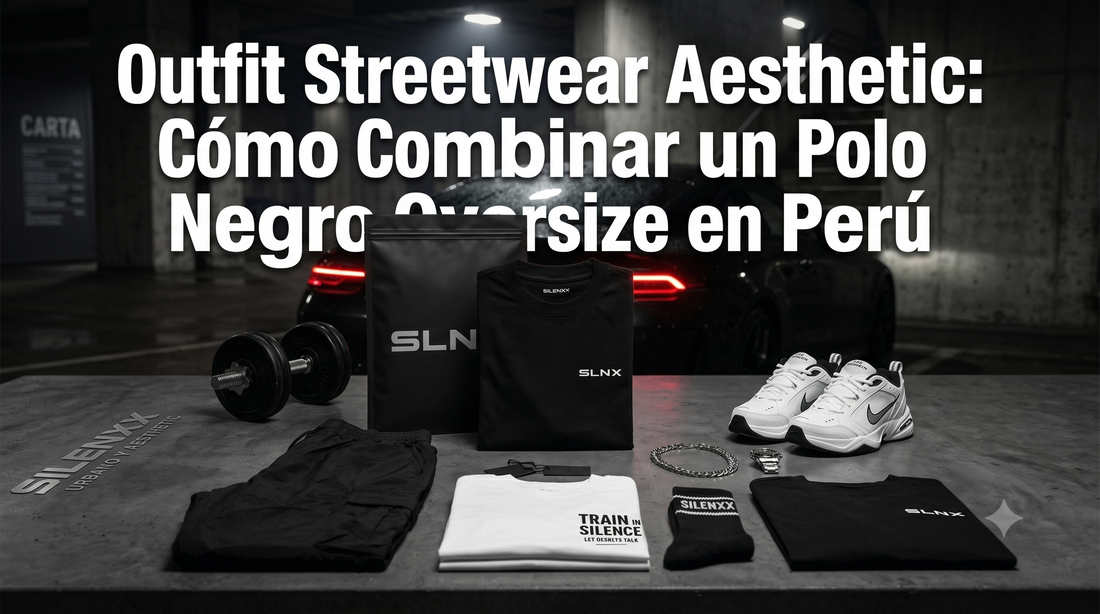 Outfit Streetwear Aesthetic: Cómo combinar un polo negro oversize en Perú