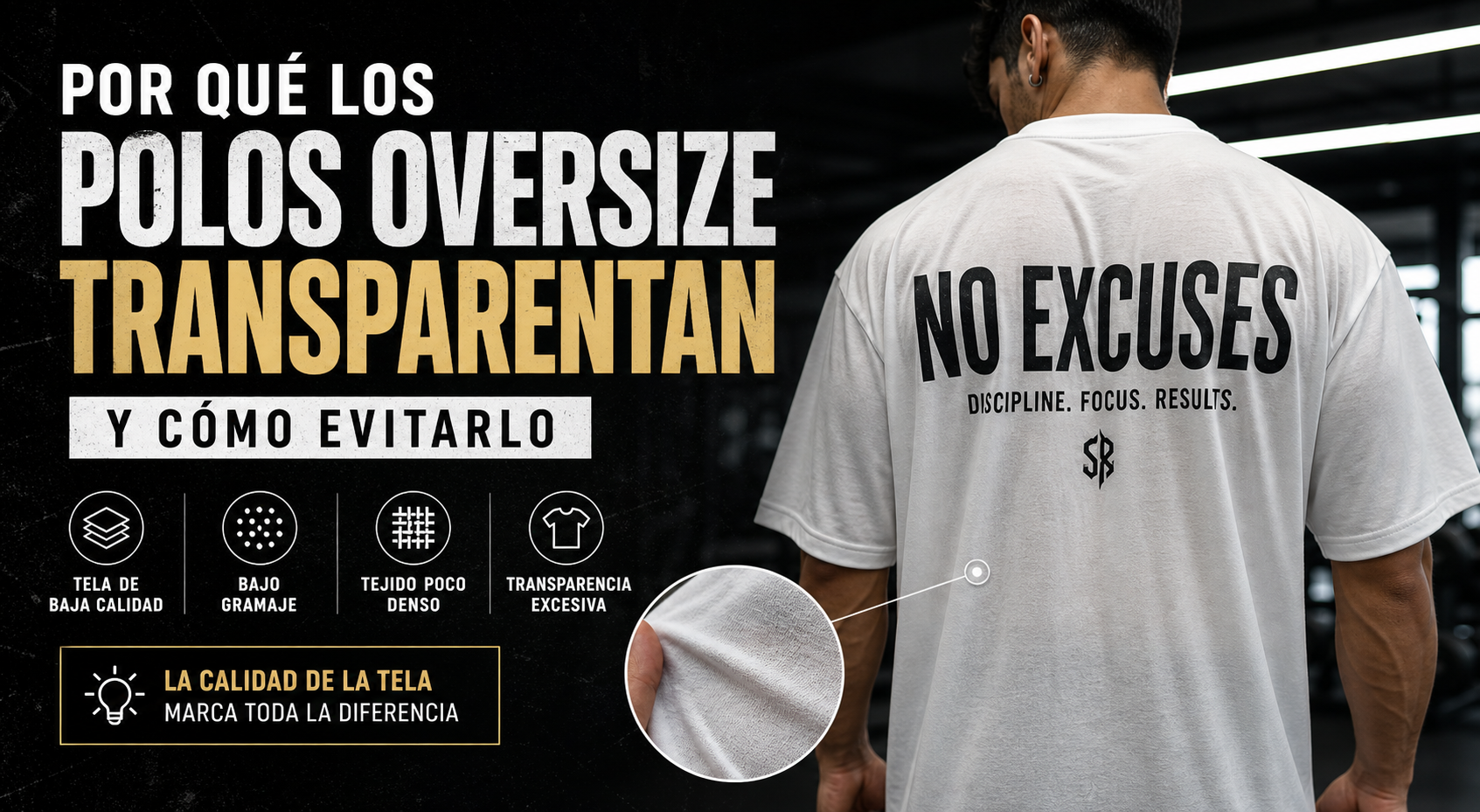 Por qué los polos oversize transparentan (y cómo evitarlo) – Guía 2026 Perú