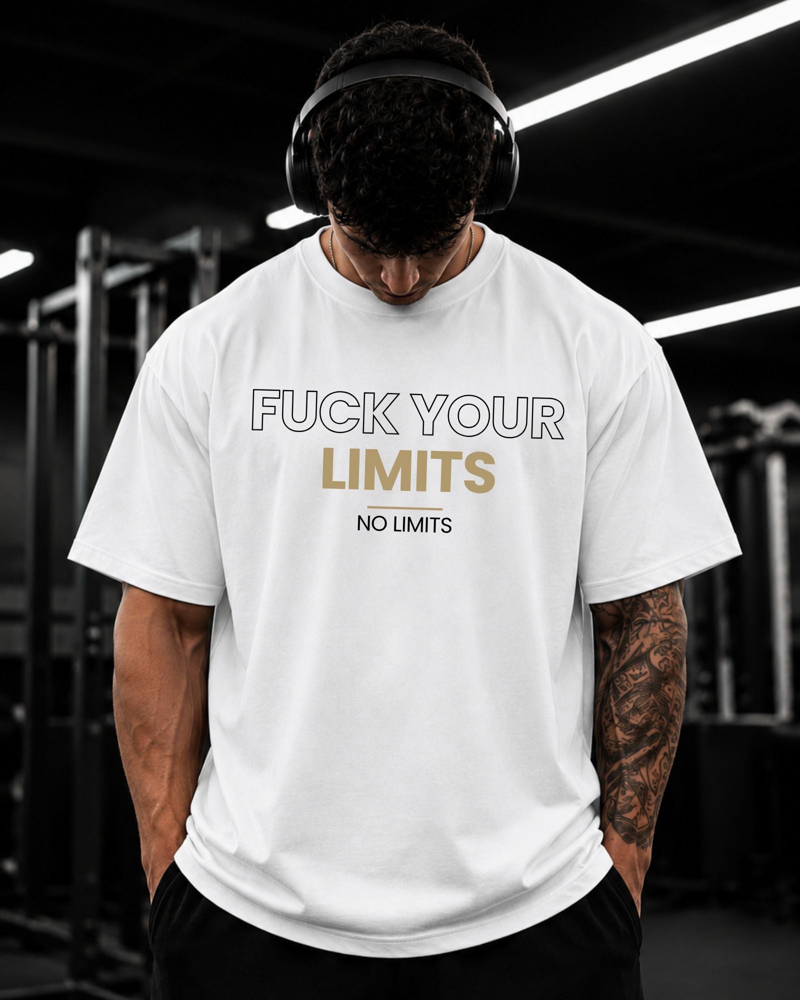 POLO OVERSIZE GYM COLOR BLANCO