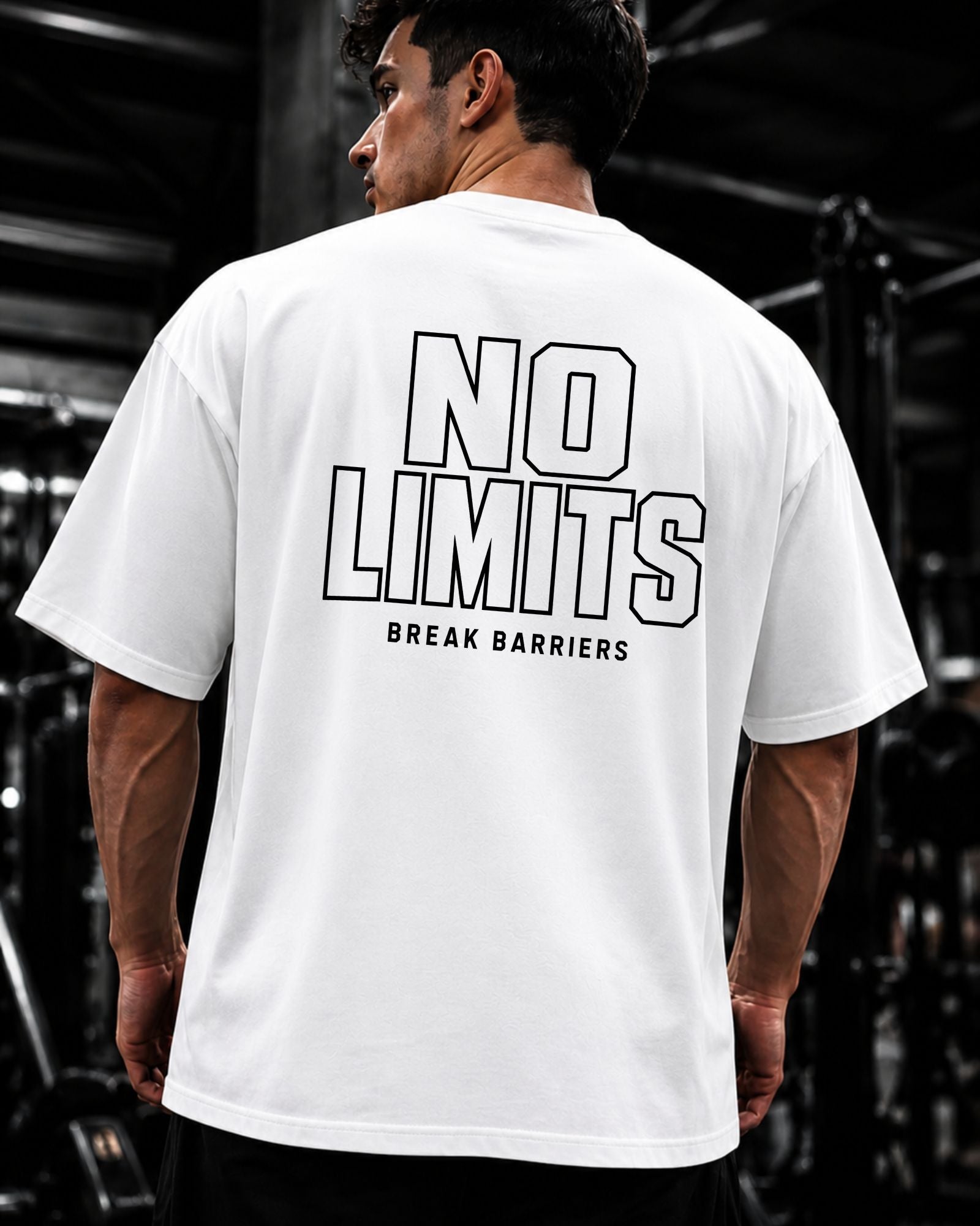 Polo Oversize Gym “NO LIMITS”