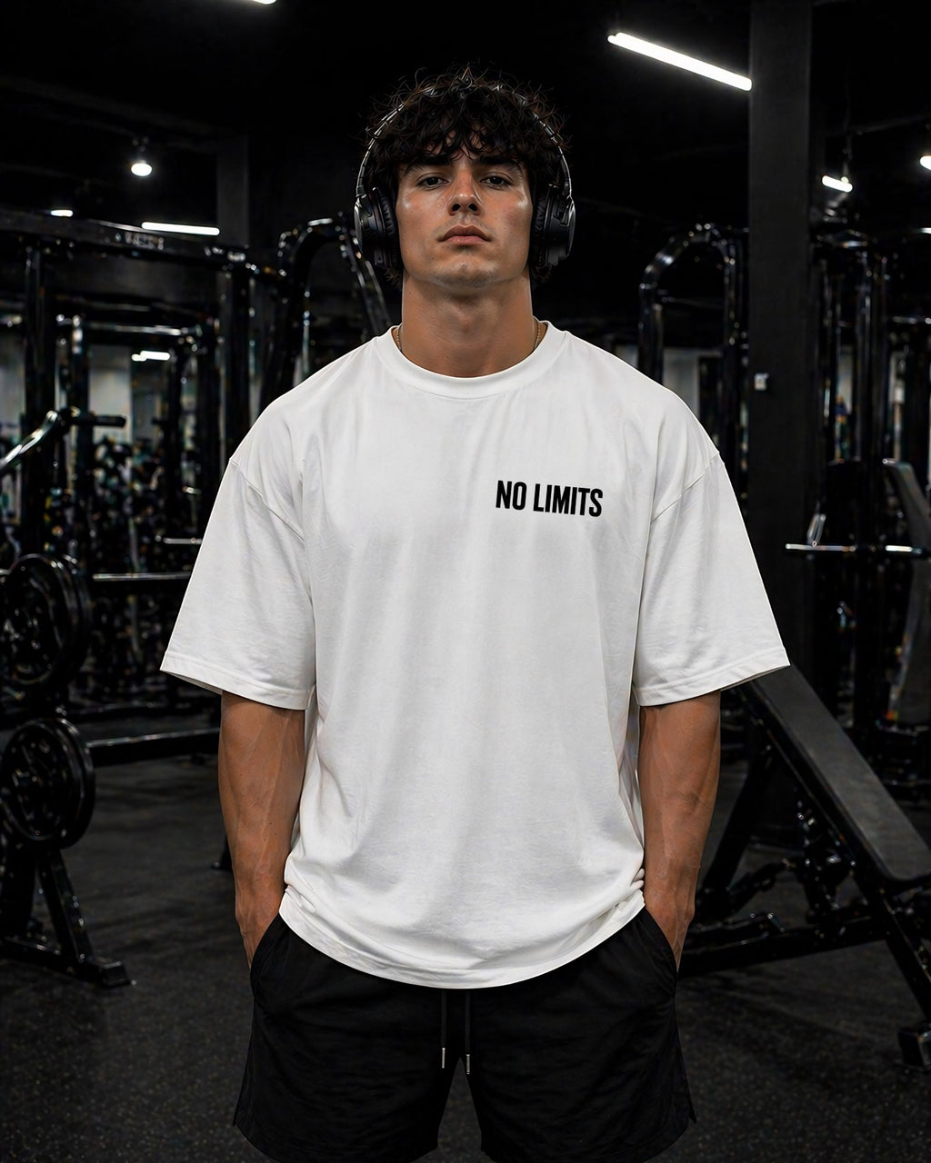 Polo Oversize Gym “NO LIMITS”