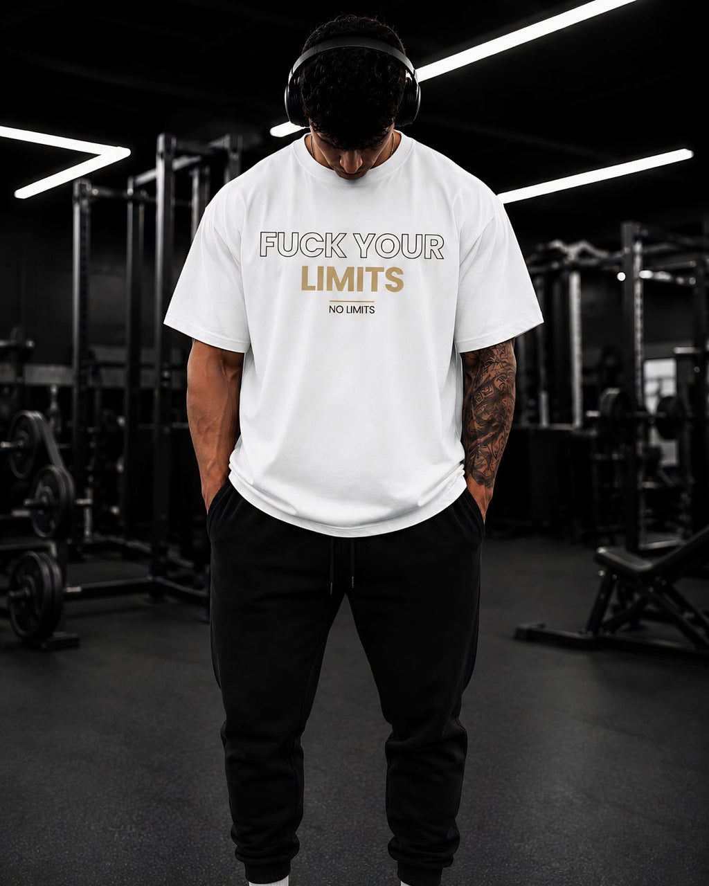 Polo Oversize Gym "FUCK YOUR LIMITS"