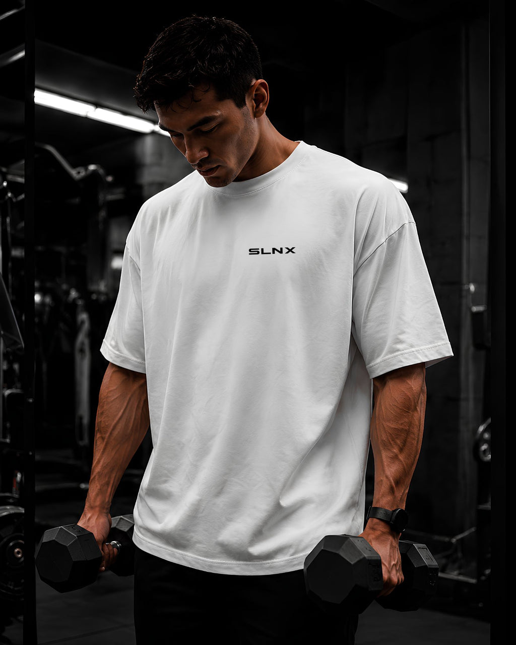 BUILT IN SILENCE Oversized Gymwear Tee