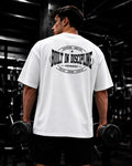 Fit oversized premium en polo heavyweight algodón 20/1 blanco SLNX