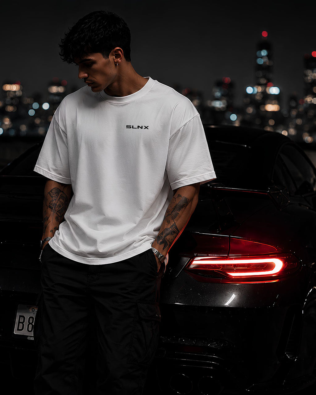 Polo oversized heavyweight HARD WORK PAYS OFF para gym y streetwear confeccionado en algodón premium 20/1 SLNX