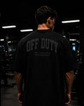 Polo oversized heavyweight OFF DUTY para gym y streetwear confeccionado en algodón premium 20/1