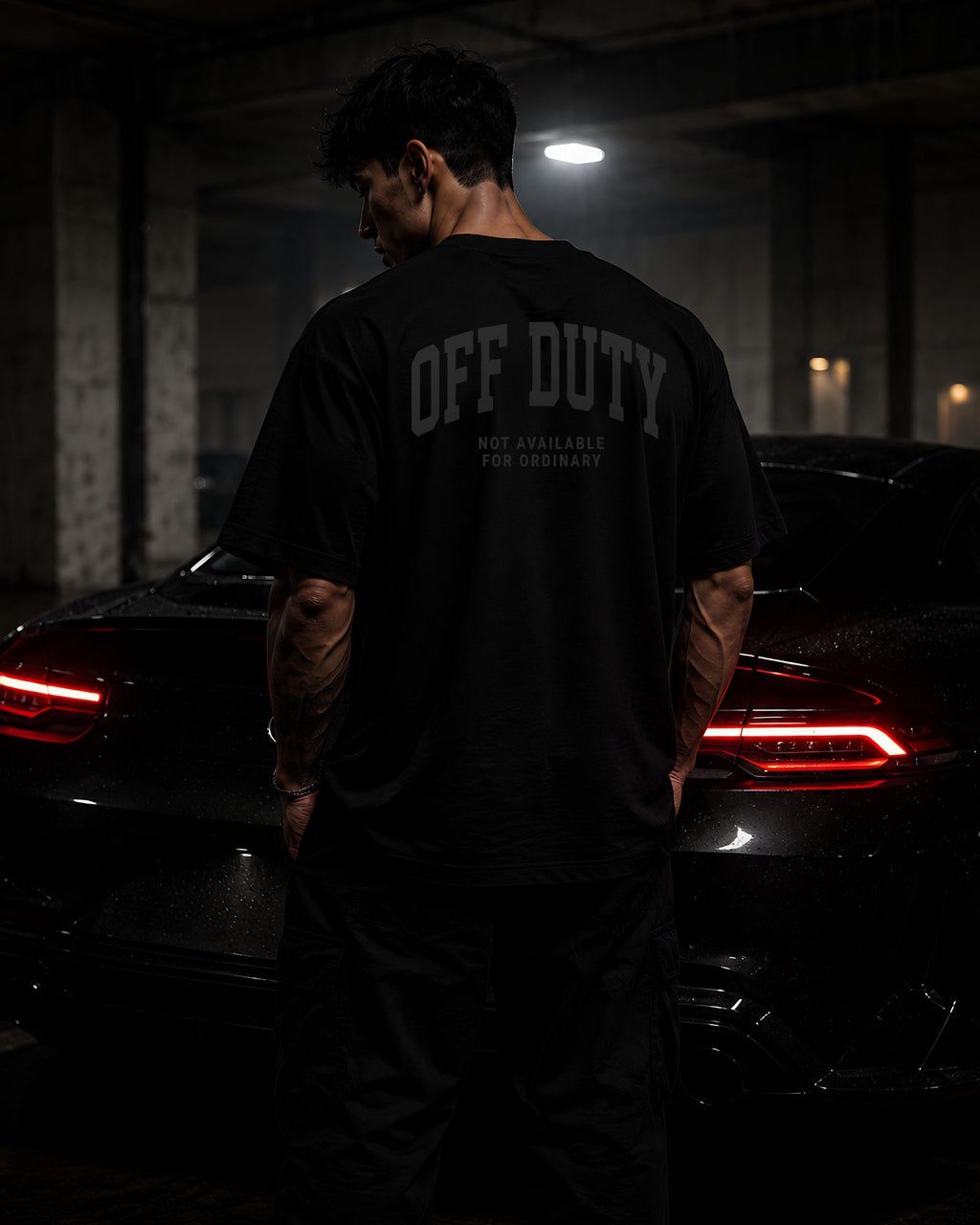 Oversized gymwear OFF DUTY diseñado en Perú