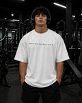 Polo Oversize Gym con frase “SILENCE”
