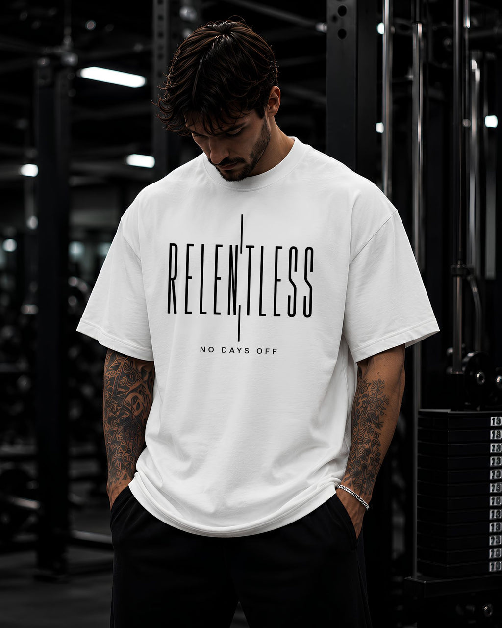 Relentless No Days Off Heavyweight Oversize Tee