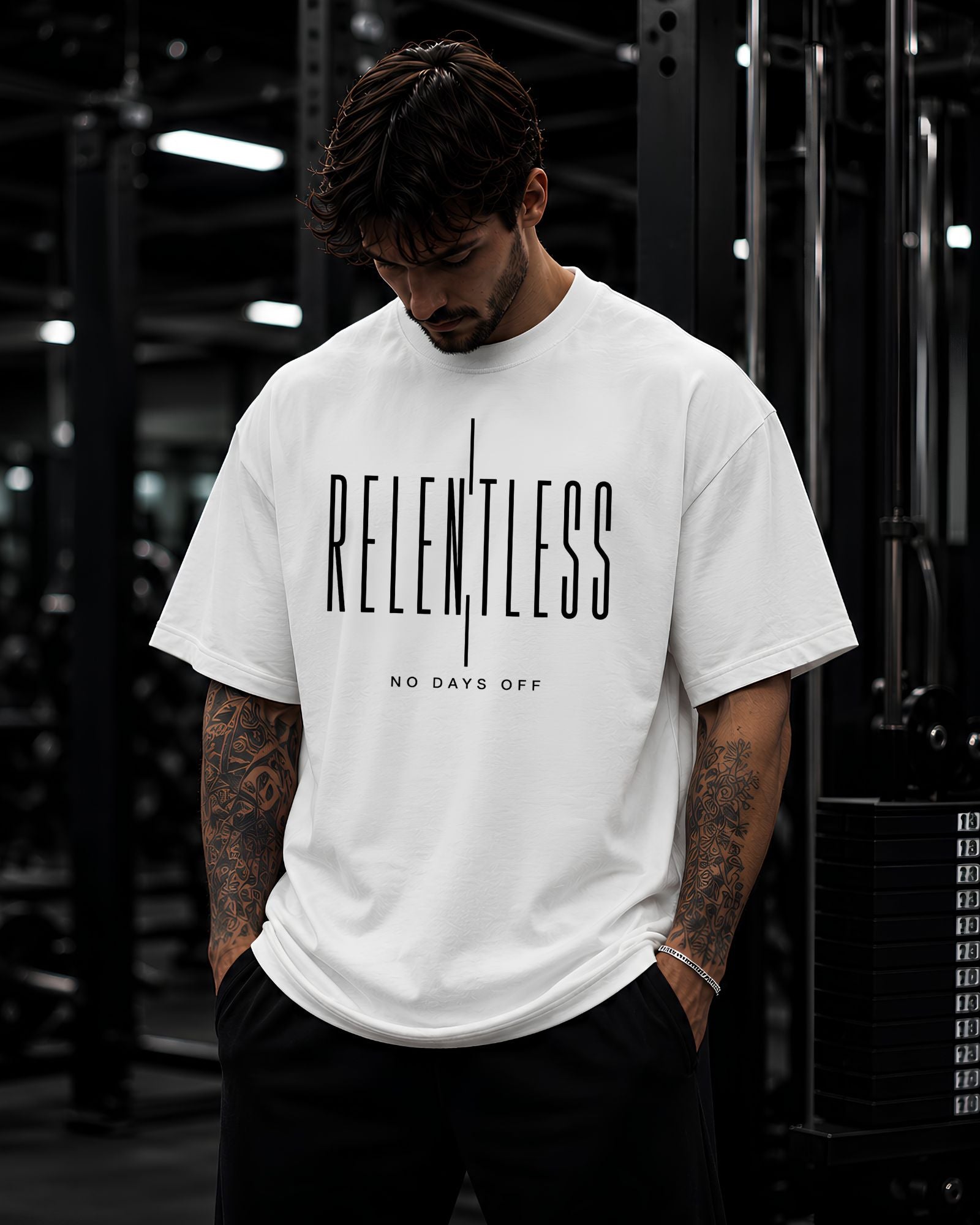 Relentless No Days Off Heavyweight Oversize Tee