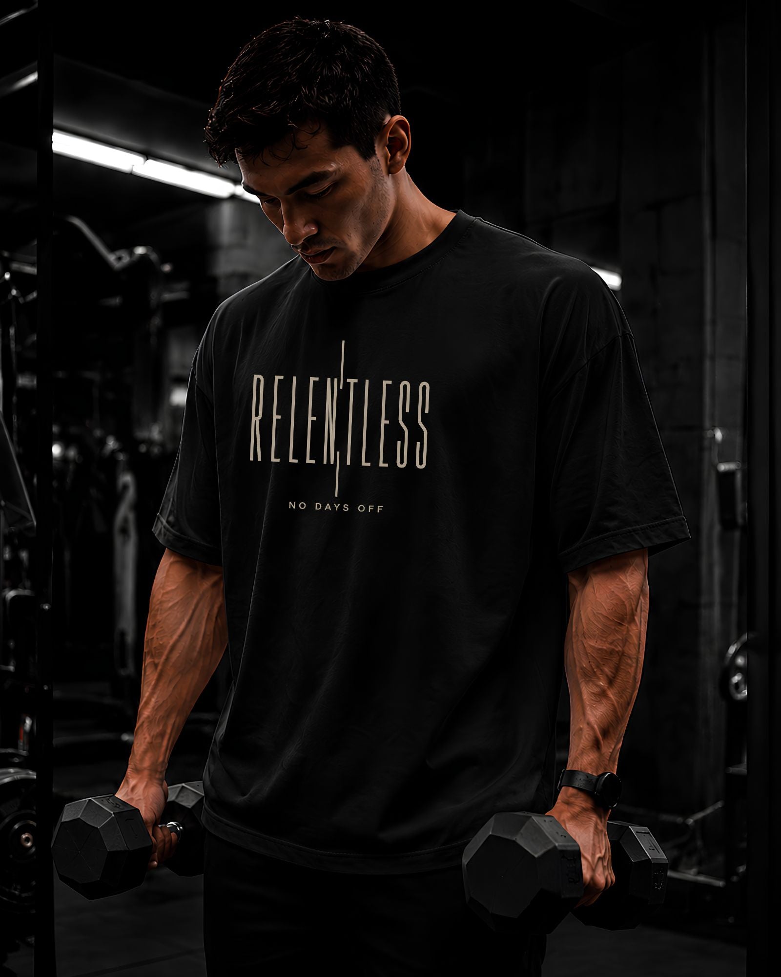 Relentless No Days Off Heavyweight Oversize Tee