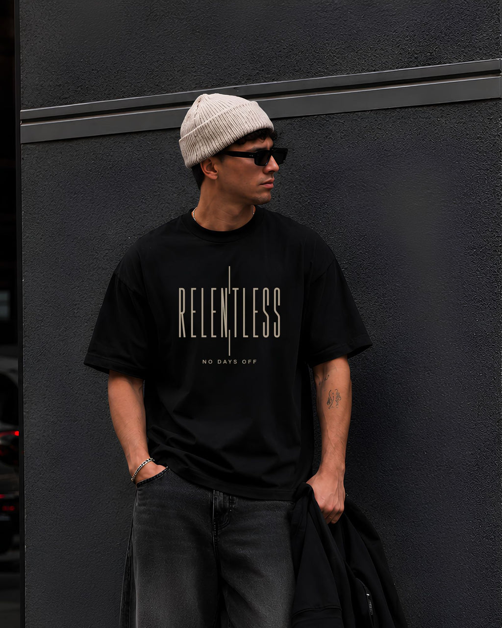Relentless No Days Off Heavyweight Oversize Tee