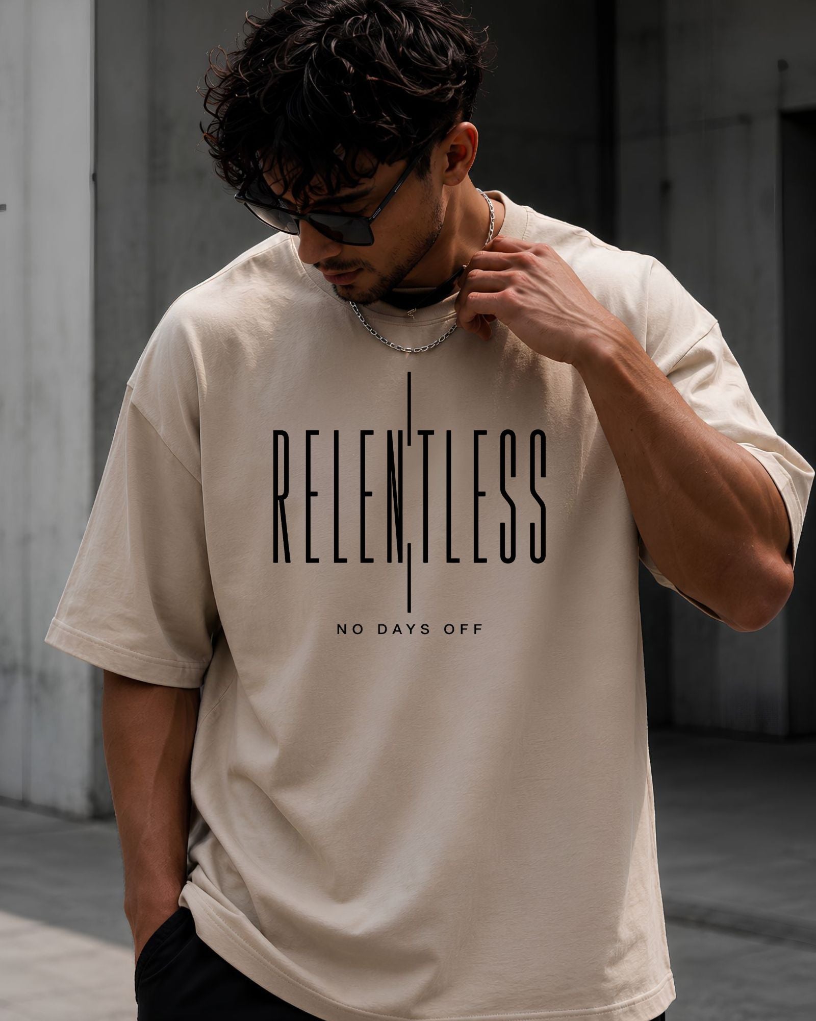 Relentless No Days Off Heavyweight Oversize Tee