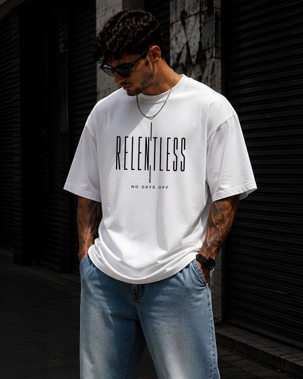 Relentless No Days Off Heavyweight Oversize Tee