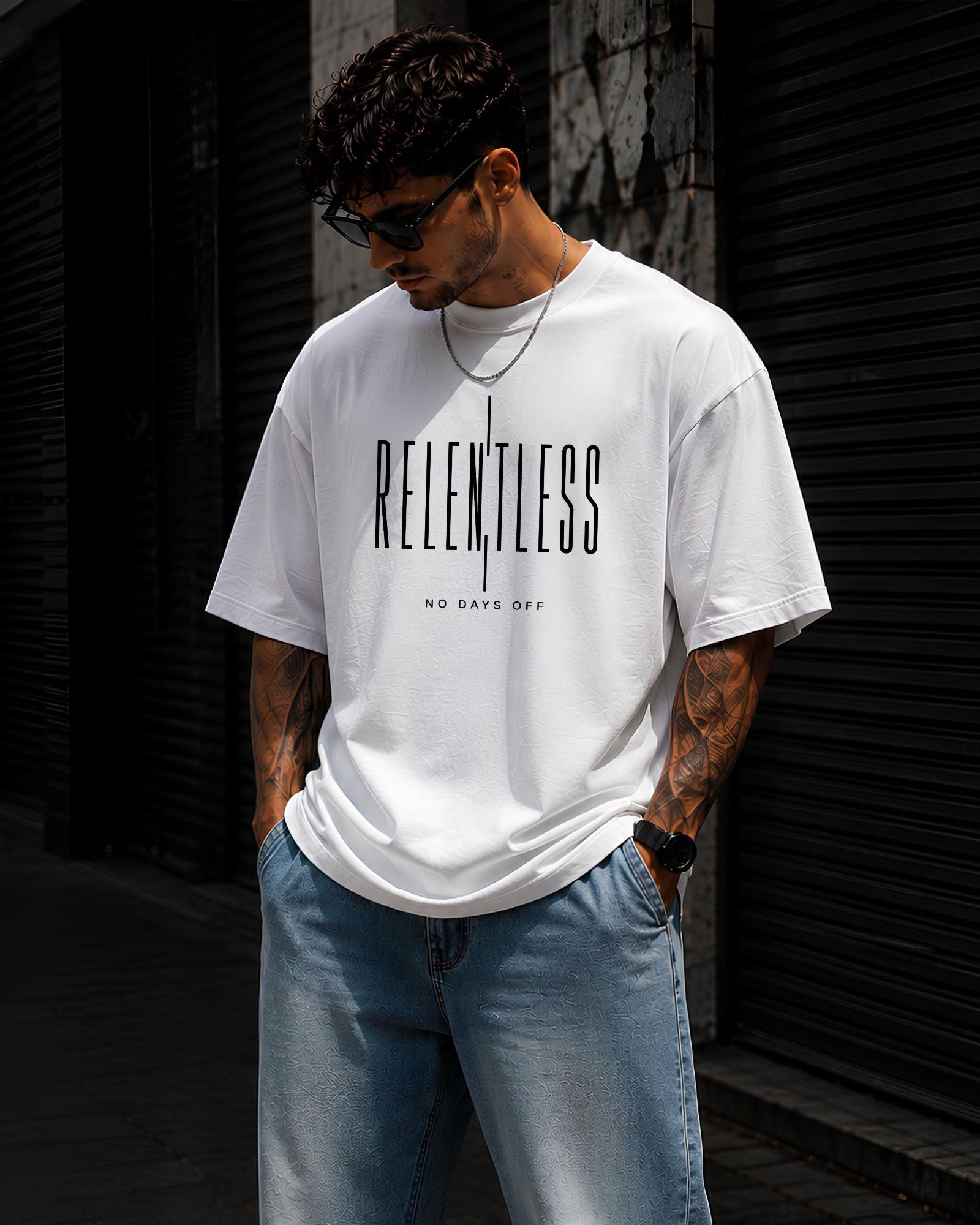 Relentless No Days Off Heavyweight Oversize Tee
