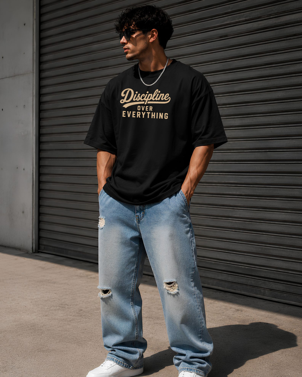 Discipline Over Everything Heavyweight Oversized Tee