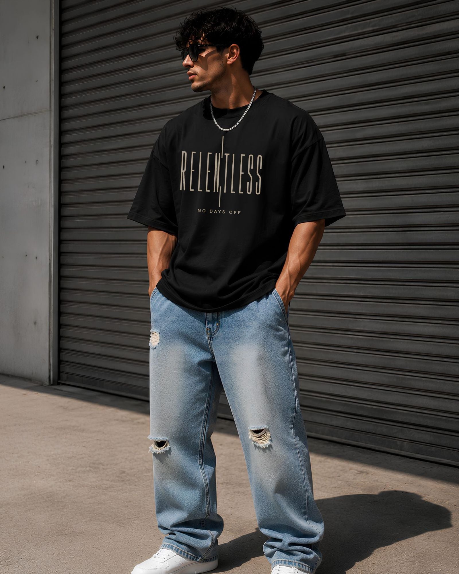 Relentless No Days Off Heavyweight Oversize Tee