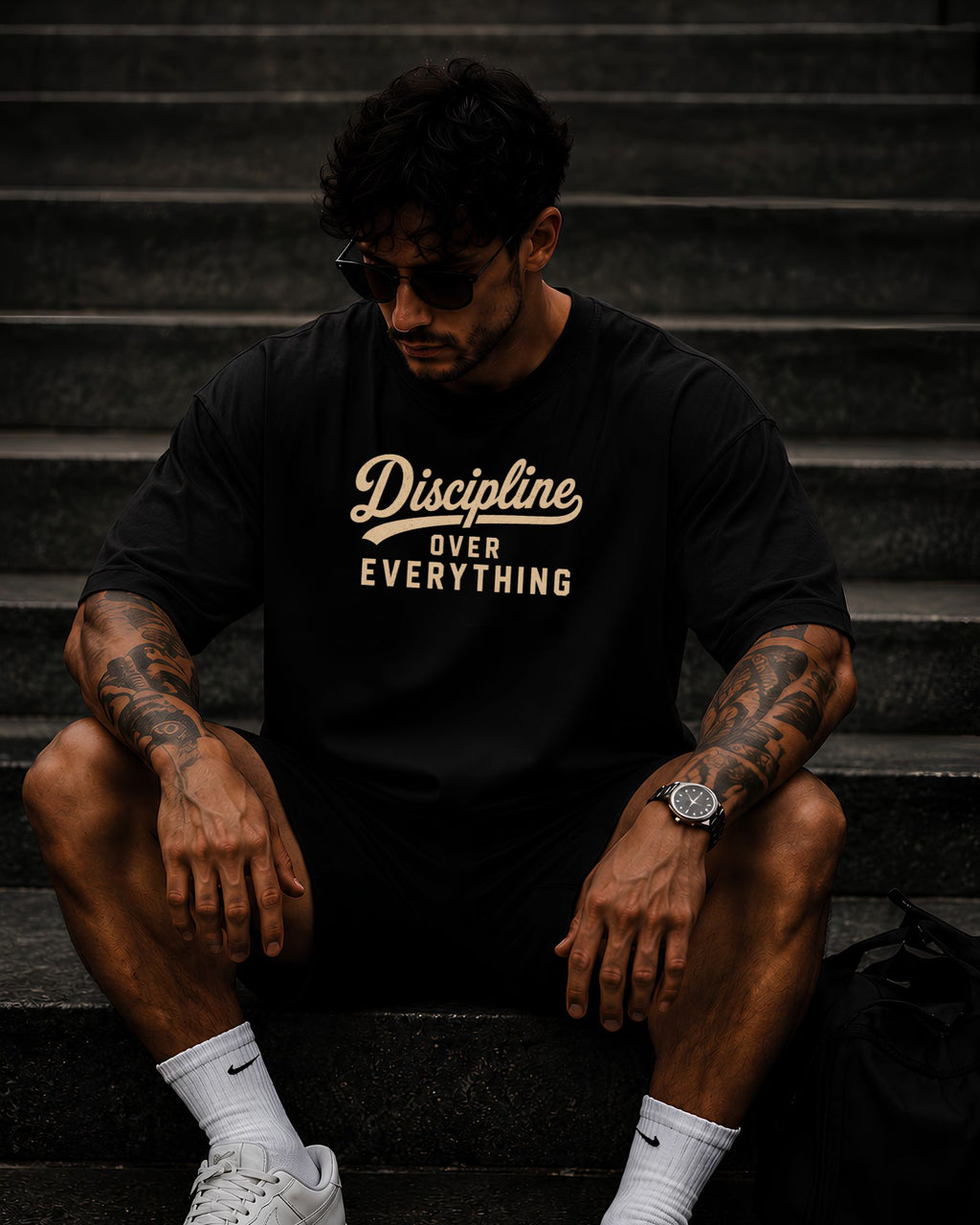 Discipline Over Everything Heavyweight Oversized Tee